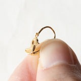 Vintage Entenohrringe aus 18 Karat Gold, 70er/80er Jahre