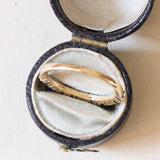 Vintage halbe Ewigkeit in 18 Karat Gold mit Saphiren und Diamanten (ca. 0.30 ctw), 60er / 70er Jahre