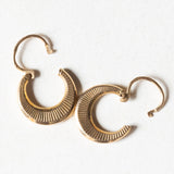 Vintage Creolen aus 18 Karat Gelbgold, 40er/50er Jahre