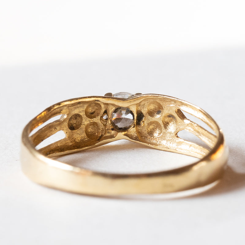 ANELLO IN ACCIAIO REGOLABILE CON OCCHIO E PIETRA TURCHESE ORO - Modì Modà ANELLO IN ACCIAIO REGOLABILE CON OCCHIO E PIETRA TURCHESE ORO - Modì Modà