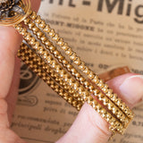 Старинный браслет из 18-каратного золота и серебра с бриллиантами огранки «роза», конец 800-х гг.