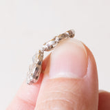 Vintage Ohrringe aus 18 Karat Gold mit Diamanten im Rosenschliff, 50er Jahre