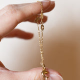 Винтажный браслет с дельфином из 18-каратного золота, 80-е/90-е годы