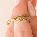 Vintage Collier mit 8K Gelbgold Kette und 8K Gelbgold Anhänger mit Amethyst (ca. 2.50ct), 60er/70er Jahre