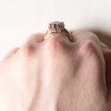 🔮Vintage Amethyst-Ring aus 14 Karat Gelbgold, 50er/60er Jahre