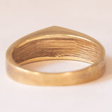 Anello vintage da uomo in oro 14K con rubino, anni ‘70