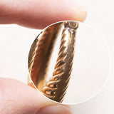 Vintage Creolen aus 18 Karat Gold, 70er Jahre