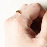 Vintage 18K Gold Zwei-Herz-Ring, 50er/60er Jahre
