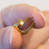 Vintage 8K Gold Peridot Ohrringe, 60er/70er Jahre
